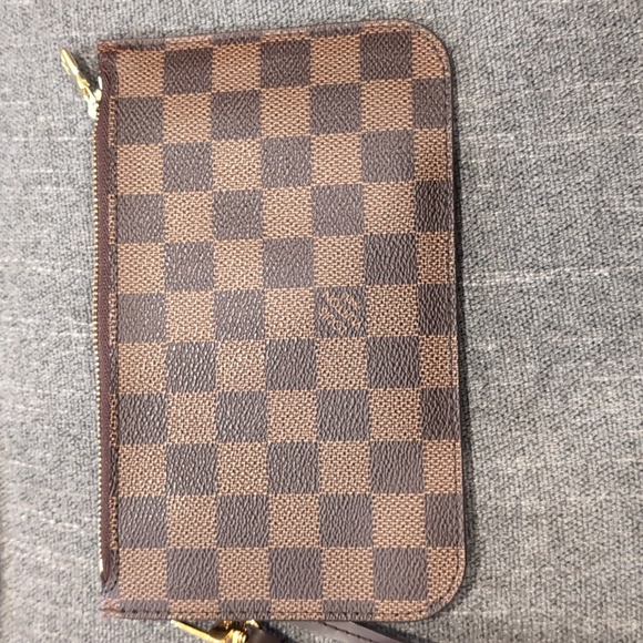 Louis Vuitton Neverfull Pochette PM Damier Ebene Coated Canvas, AR0174, NWOT - Picture 2 of 10